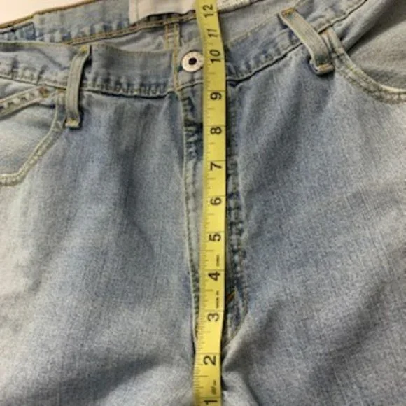 Levis Silver Tab Womens Baggy Denim  Jeans zip up fly 36 X 34 - Picture 8 of 12